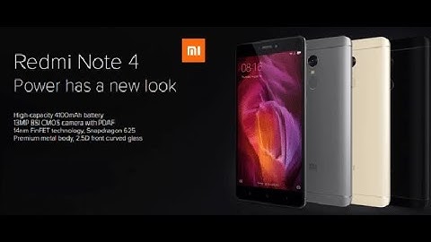 Xiaomi Redmi Note 4 [ OFFICIAL VIDEO ]