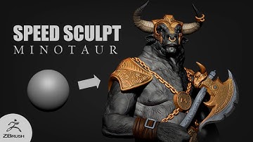 Speed Sculpt - MINOTAUR | Zbrush