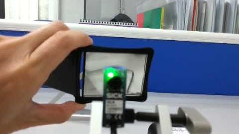 SICK Photo sensor G6 Retro-reflective GL6 and mirror