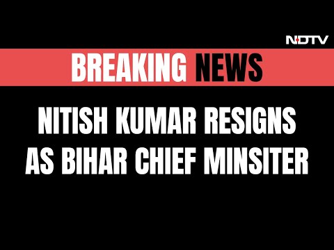Nitish Kumar Resigns | Nitish Kumar Resigns As Chief Minister Of Bihar Ahead Of NDA Return