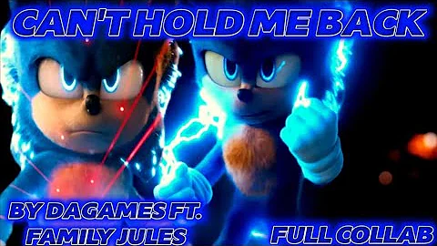 Sonic the Hedgehog (AMV/GMV) - DAGames ~ Can't Hold Me Back (Collab)