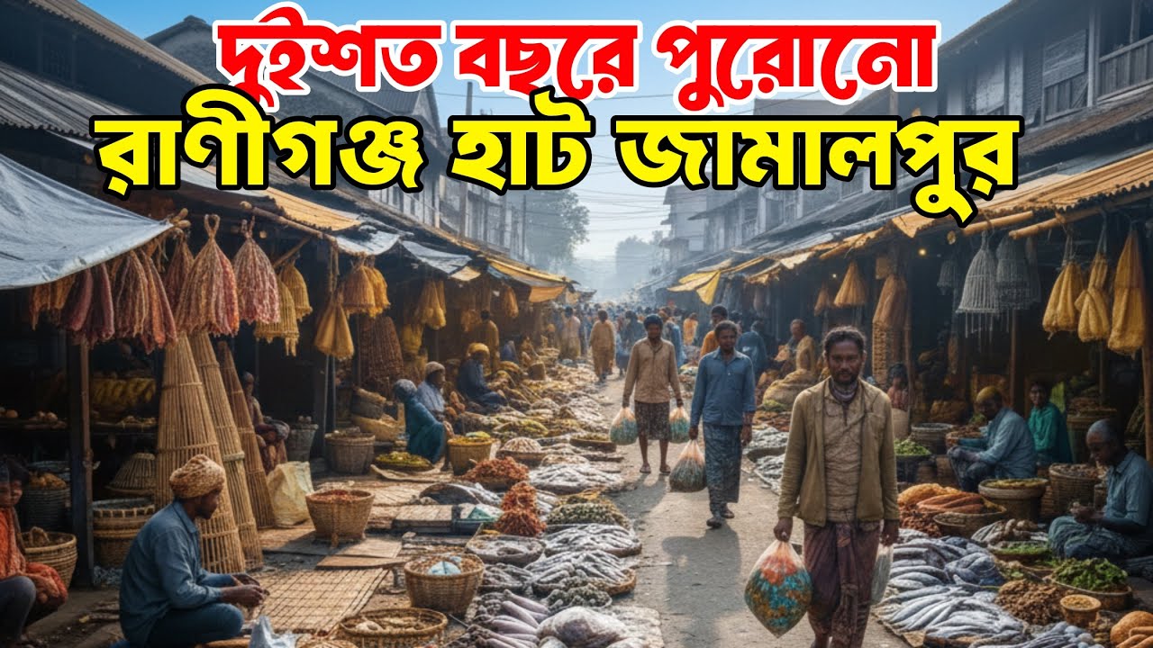 পুরান জামালপুরের প্রাণকেন্দ্র রানীগঞ্জ বাজার | ২০০ বছরের গল্প