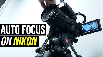 How To AUTOFOCUS Video On A Nikon D5200/D5300/D5500? (Best MOVIE Settings)