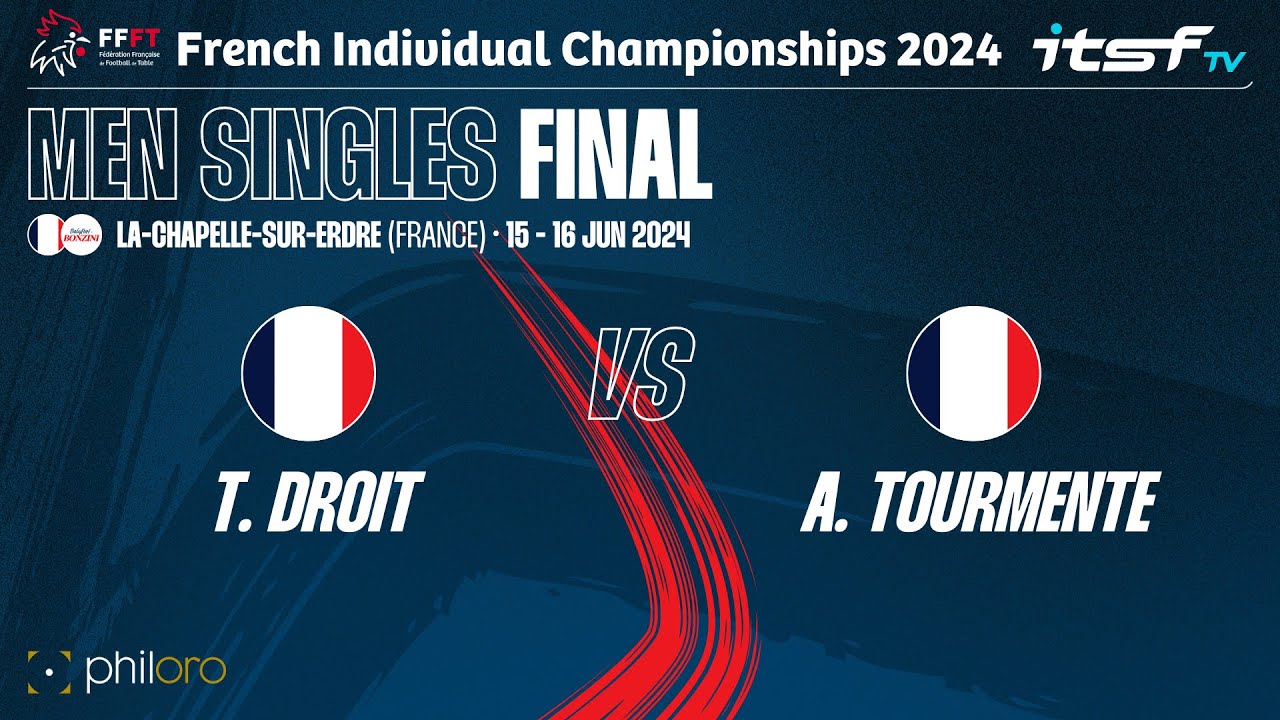 Droit vs Tourmente - Final - FFFT Individual Championships 2024 Men Singles