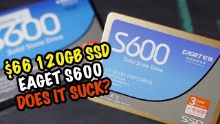 $66 120GB SSD - Eaget S600 SSD - Does it suck?