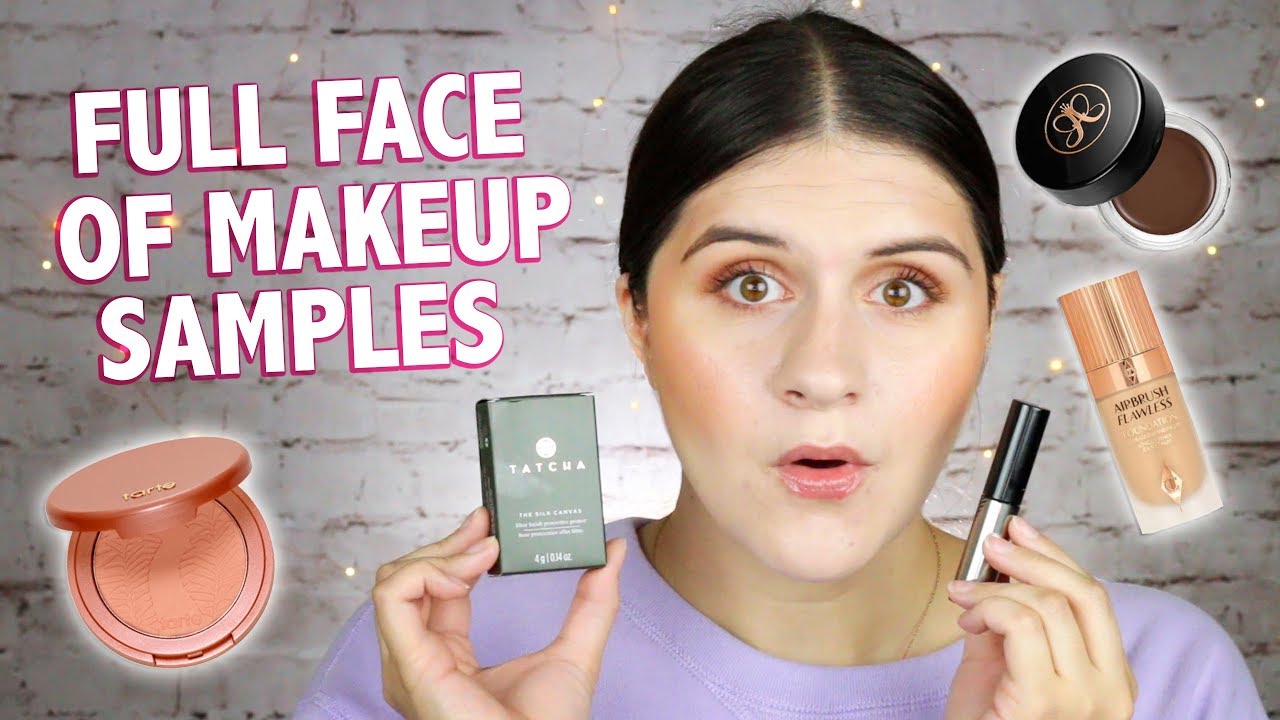 FULL FACE OF SAMPLES | We're talking FREE makeup ❤️