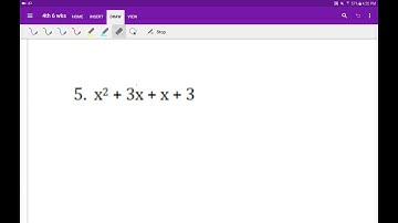 Factoring by Grouping, where we can rearrange the terms.