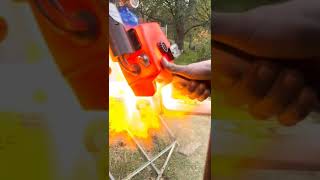 Nitrous chainsaw blows up 🔥🔥🔥 my NOS saws DO rip NOW... but the learning curve was "interesting" 😂