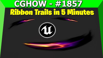 Unreal Engine 5 - Ribbon Trail in Niagara | 5-Minute Tutorial 💨🏃