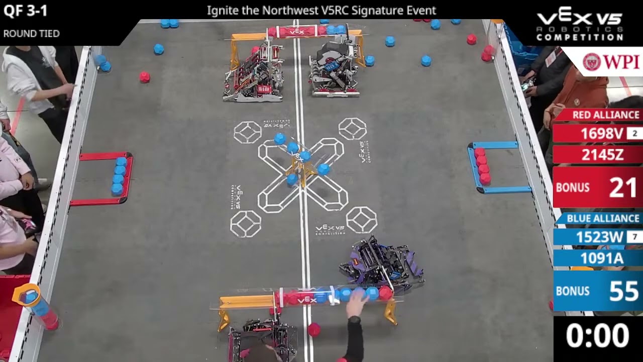 Ignite the Northwest : Glacial - QF #3-1 - 1698V & 2145Z vs 1523W & 1091A - Auton + Driver