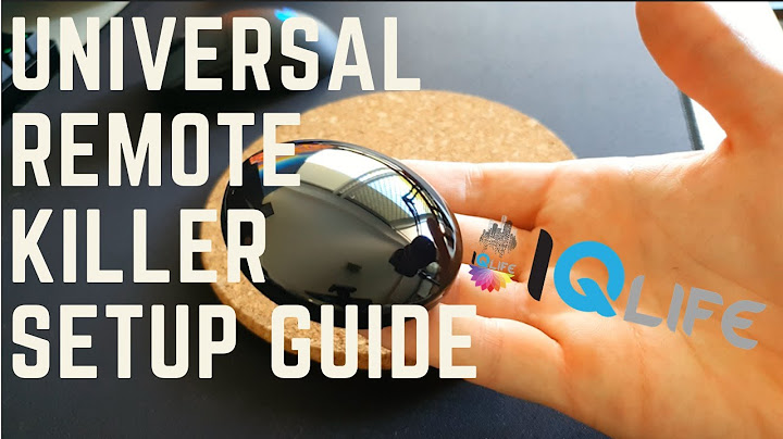 How to setup the IQLIFE Smart IR Remote from AITECHNIC