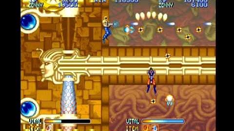 Forgotten Worlds - Stage 5 (2-player with Joe) (4/3/10) (Capcom Classics Collection, PS2)