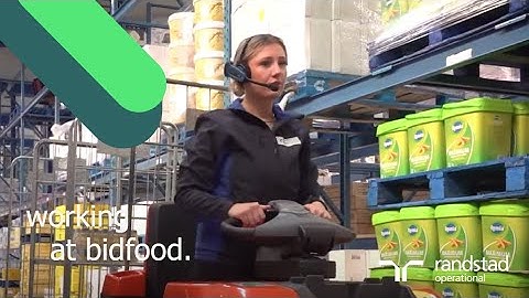 via randstad working at bidfood.
