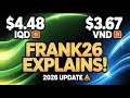 Iraqi Dinar 💰 Frank26 Explains the $4.48 IQD &amp; $3.67 VND Discussion | 2026 Update 📊 RV News Today!