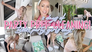 PARTY PREP CLEANING! / CLEAN UP AND SET UP FOR A FUN GIRLS DAY / TYPICALLY KATIE