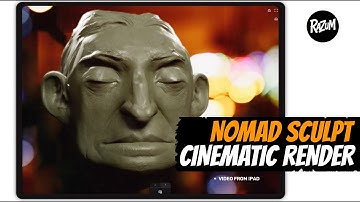 CINEMATIC RENDER IN NOMAD SCULPT (IPAD)