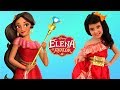 Kids Make Elena of Avalor Tutorial with Colours Paint | Super Elsa Dress Up & Play with Doll