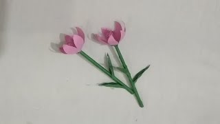 Lotus flower / Handmade paper flower / Flower from waste paper / Paper craft / beautiful flowers .