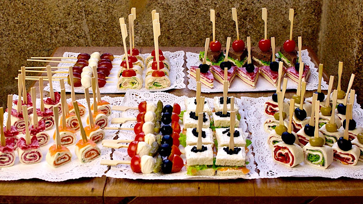 10 IDEAS de APERITIVOS y CANAPÉS para RECIBIR a tus INVITADOS en NAVIDAD