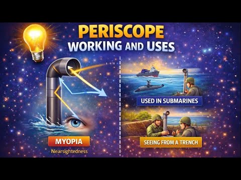 Class 8 Light || Periscope Working and Uses 