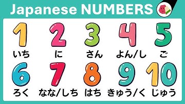 Learn Japanese Numbers 1-10 for Beginners: Nihongo Quick and Easy Guide ｜にほんご数字