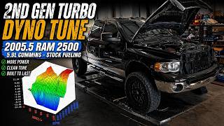 Dyno Tuning a 2005.5 2nd Gen Swap 5.9 Cummins on STOCK Injectors!