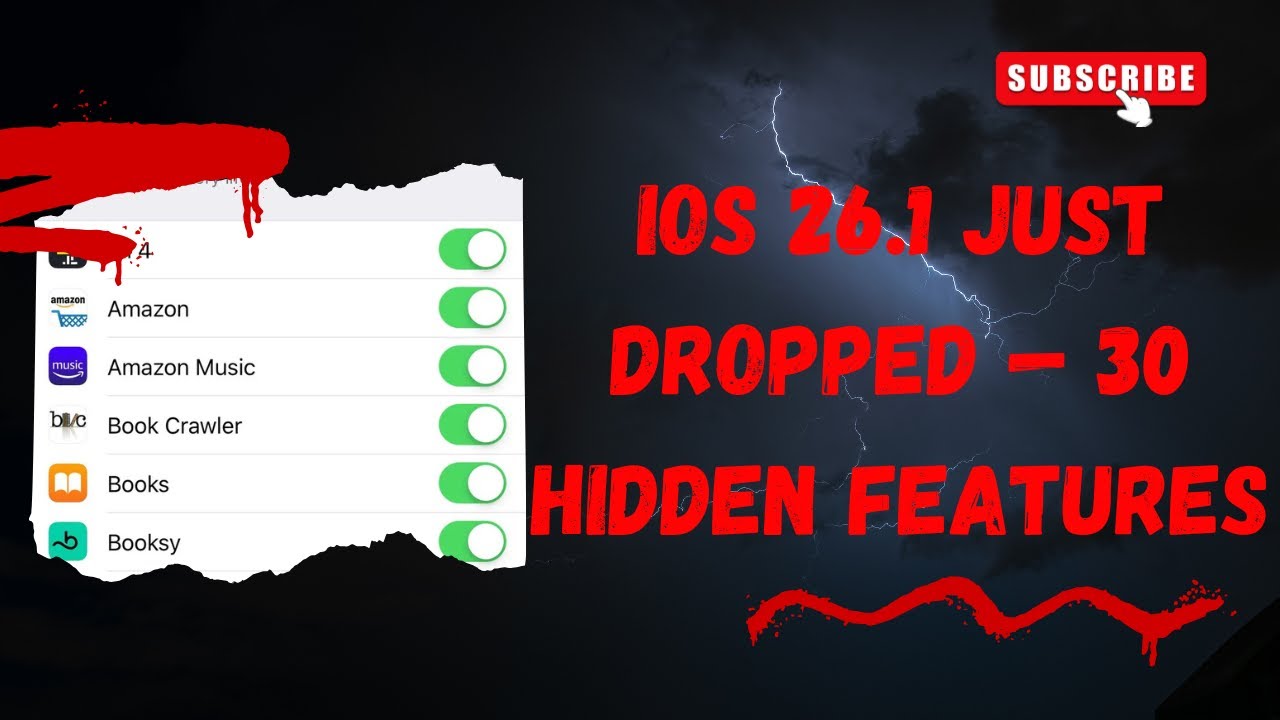 iOS 26 1 JUST DROPPED — 30 Hidden Features Apple Didn’t Tell You About ...