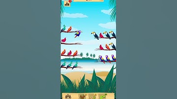 Bird 🕊️🐦 color: sort Puzzle Game #shorts #video