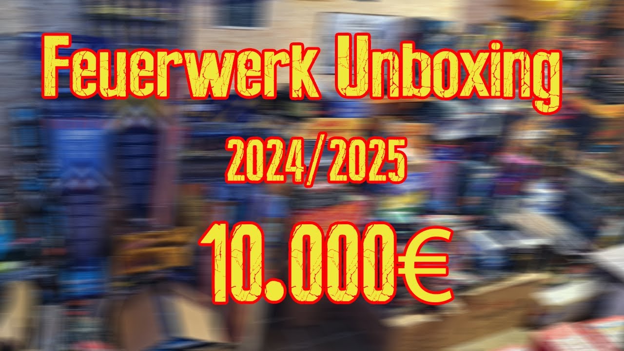 GRÖßTES FEUERWERK UNBOXING?!| SILVESTER BESTELLUNG 2024/25| SILVESTER VORFREUDE| 10.000€ UNBOXING 🎆🤯