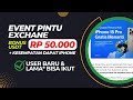 Event Pintu Exchange: Bonus 50 Ribu Untuk Pengguna Aplikasi Pintu
