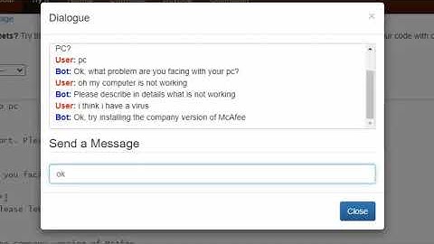 Attempt at chatbot-ing