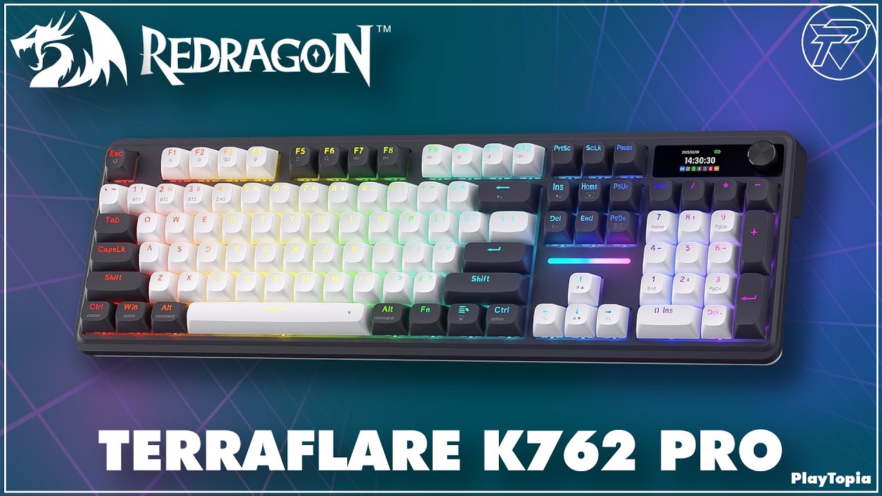 Redragon TERRAFLARE K762 PRO Unboxing & Review - YouTube