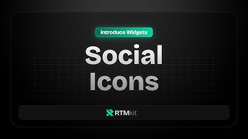 Introduce Widget: Social Icons by RTMkit Addons
