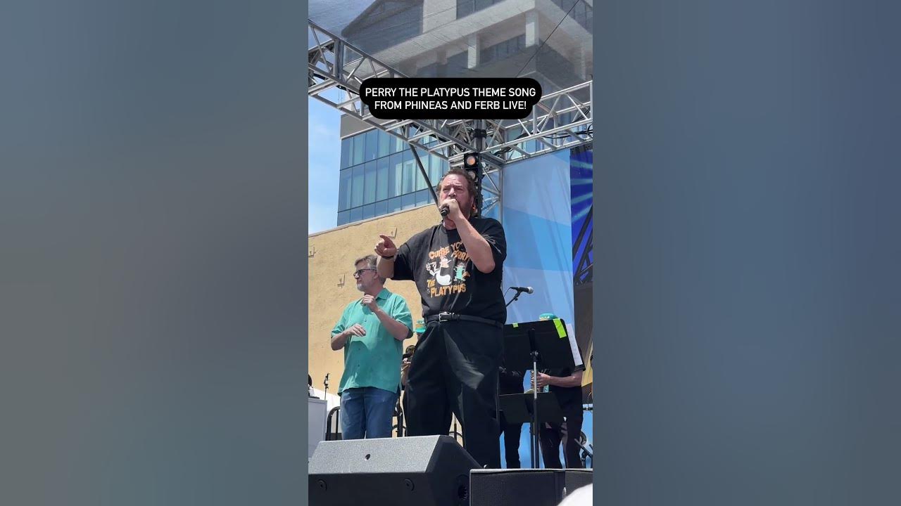 #SHORTS: PERRY THE PLATYPUS THEME SONG FROM PHINEAS & FERB LIVE! SEASON 5 PREMIERE | KESHIA SIH