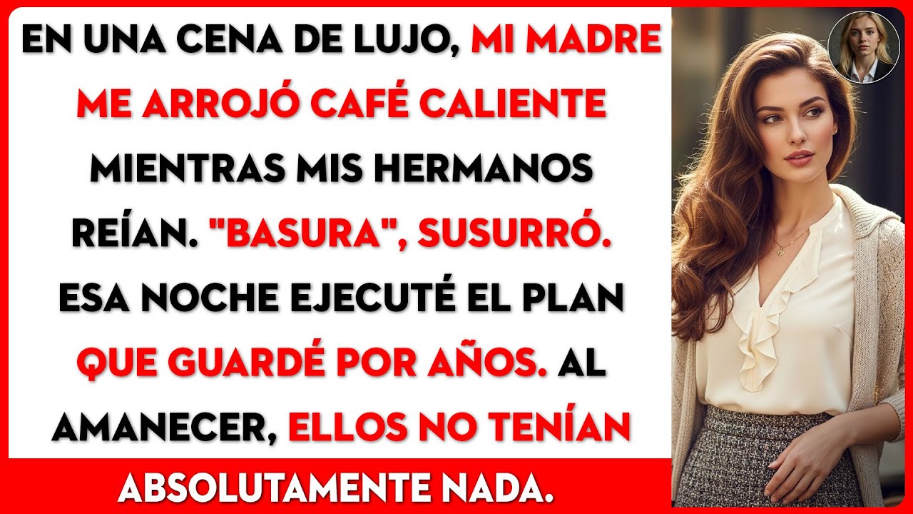 Mi familia se burló de mí en un restaurante de lujo. ¡Mamá me tiró café encima!