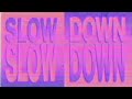 Ben Lee - Slow Down (feat. Shamir) - (Official Visualiser)