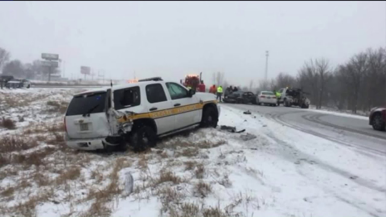 newspaper mockup State leaders caution drivers over surge in troopers hit by vehicles