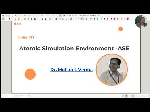 Atomic Simulation Environment - ASE with GUI | Dr Mohan L Verma
