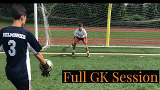 Full Gk Training Session 2 Youth Goalkeepers Individual Training