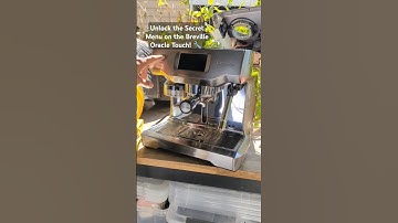 Unlock the Secret Menu on the Breville Oracle Touch! 🔧 | Service Mode Explained #breville #testmode