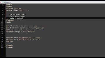 jQUery tutorial- 36 addClass() html()