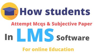 How to attempt Objective , Subjective Paper on LMS video in Urdu