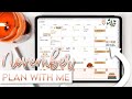 PLAN WITH ME | November 2020 iPad Planner Setup in GoodNotes 5