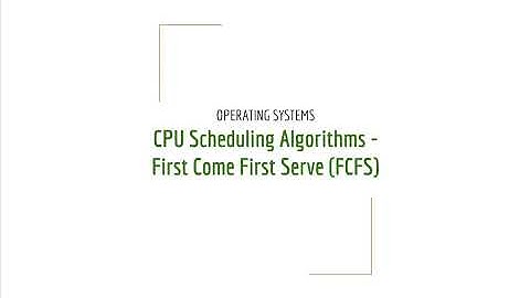 First Come First Serve (FCFS)   | CPU Scheduling | Operating System Bangla Tutorial