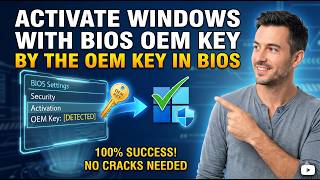 Activate Windows with OEM key in BIOS