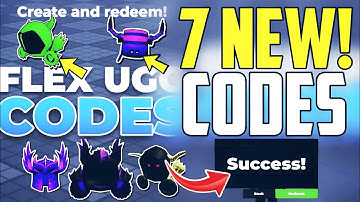 *NIEUW* ALLE WERKENDE CODES VOOR FLEX UGC IN NOVEMBER 2025 - ROBLOX FLEX UGC CODES