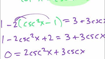 Solving Trigonometric Equations with Pythagorean Identities Video 3