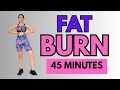 45 MIN FULL BODY HIIT 🔥 Burn Max Fat at Home (No Equipment)