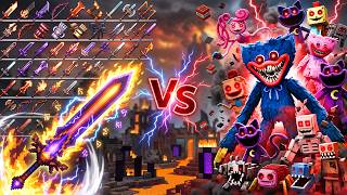 All Cataclysm Weapons TACZ VS Poppy Playtime Bosses in Minecraft