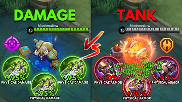 Minotaur Damage Build vs Minotaur Tank Build